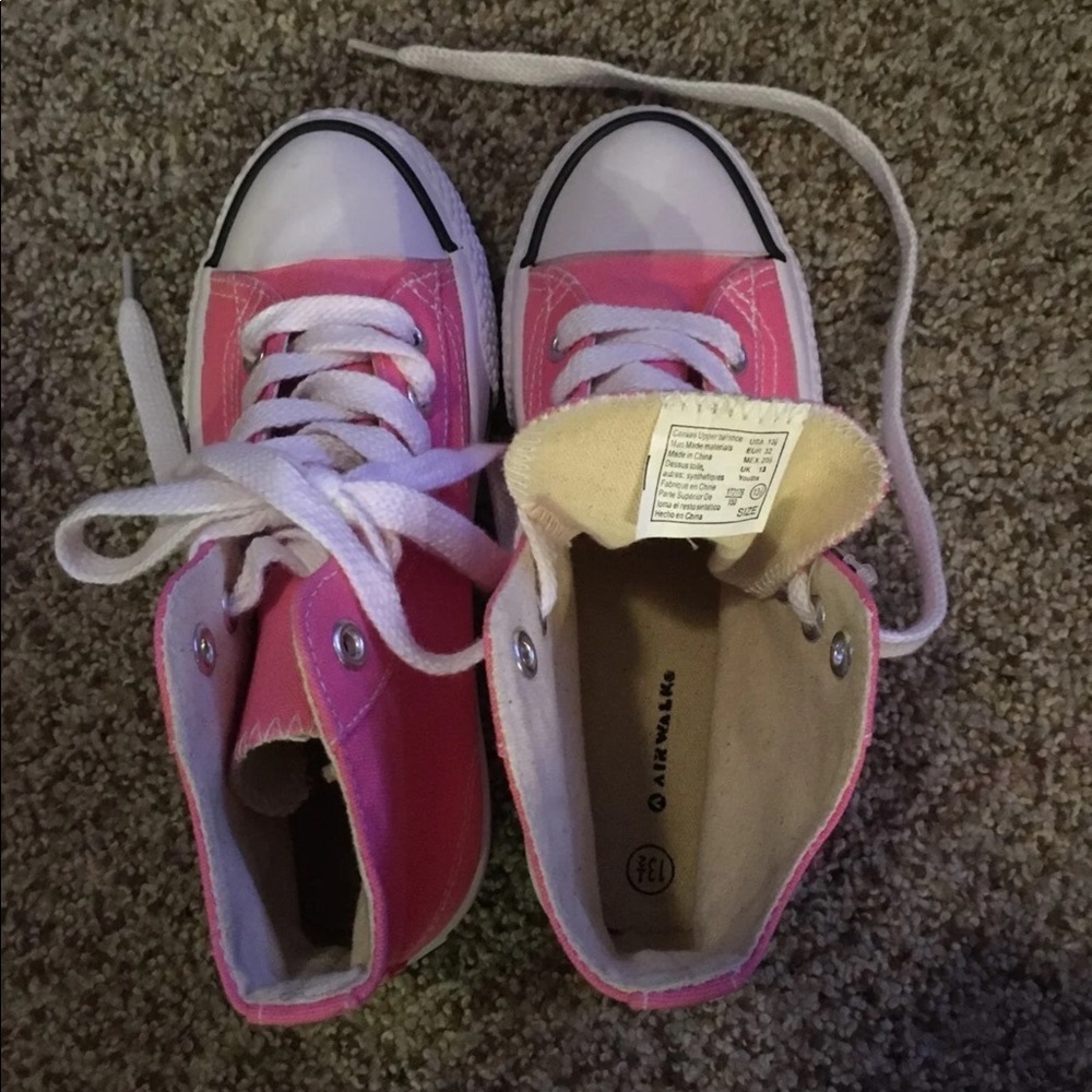 NWOT Airwalk Pink High Top sneakers - Picture 3 of 5